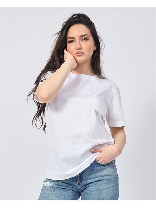 Alessia Santi cotton T-shirt with patch pocket ALESSIA SANTI | 511SD64007S2127